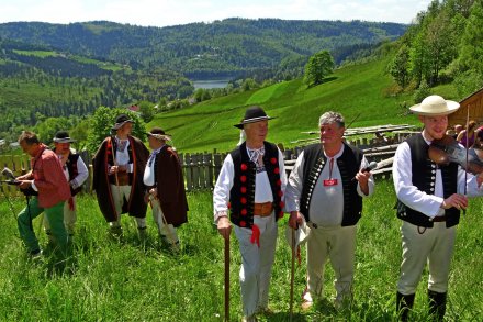 Górale na halach Cieńkowa/fot. P.Brągiel
